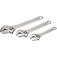 Silverline WR03 - Juego de llaves de vaso (tamaño:150-200-250 mm- pack de 3)